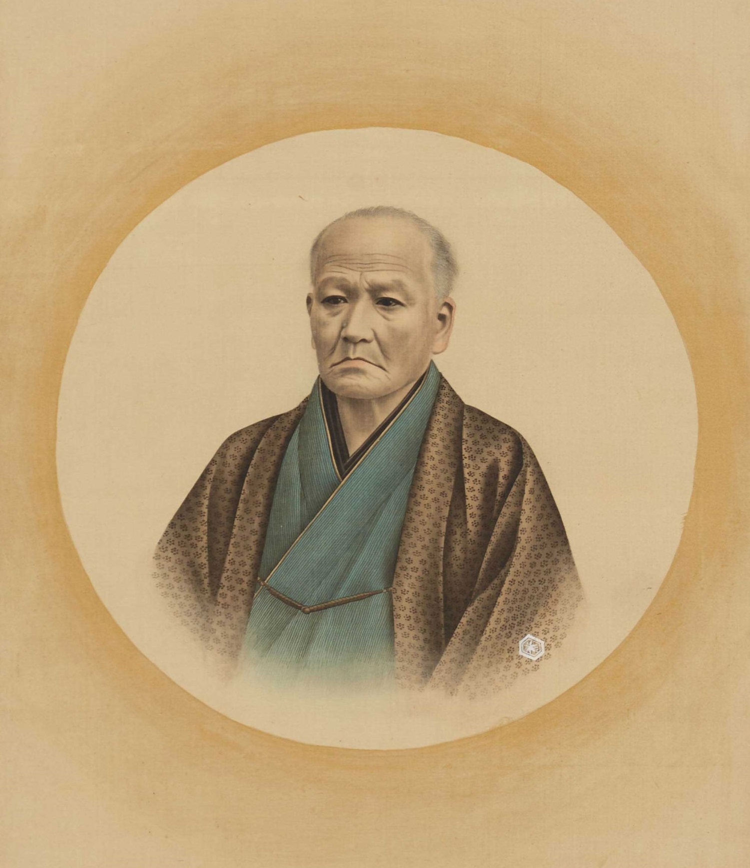 黙阿弥肖像画